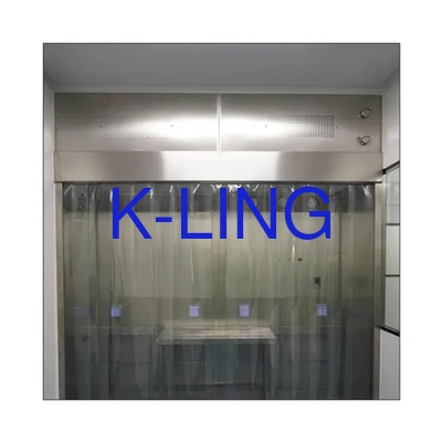 Poedergewichtingsbooth met aanraakscherm en negatieve druk