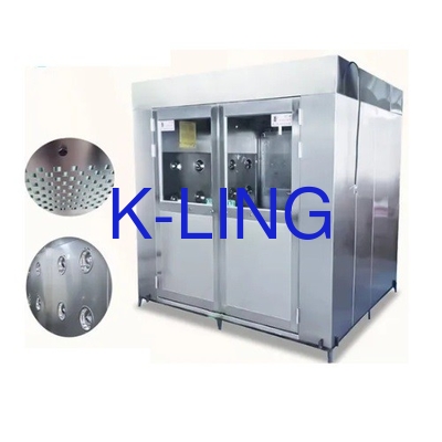 Cleanroom Air Douche met 99,99% Hepa Filter Efficiency en standaard ontwerp gemaakt van duurzaam roestvrij staal