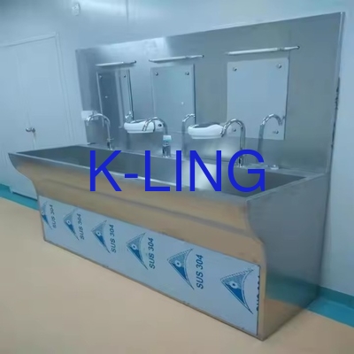 1175*875*350mm Buitenmaat Medische Wasbak met Zuiveringsklasse en Aanpasbare Capaciteit