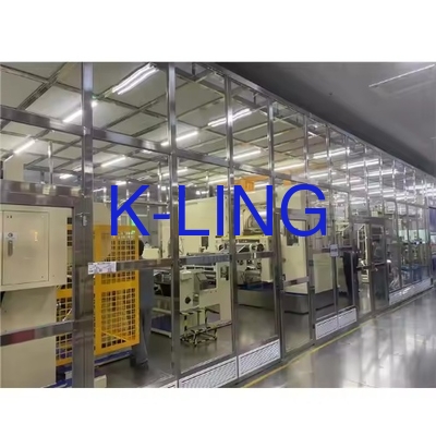 Eenvoudig te installeren Softwall Cleanroom Klasse 10-10000 Reinheid 0,45 m/s Windsnelheid