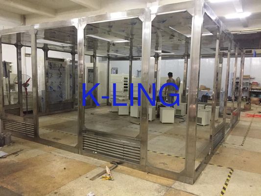 Modulair schoonruimtesysteem met HEPA-filter op maat en PVC-anti-statische vloer