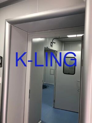 Modulaire cleanroom met een geluidsniveau van minder dan 65 dB en meer dan 300 lux zuiveringslicht voor klasse 1000/ISO5/ISO6/ISO7-normen