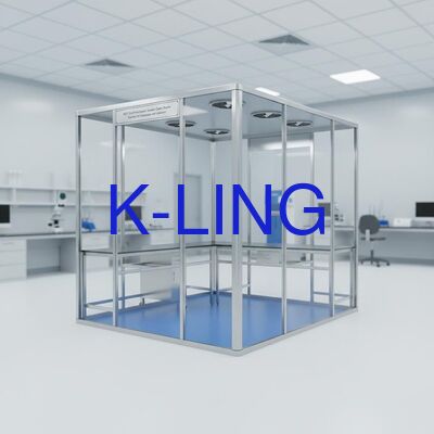 Modulaire schoonkamer met HEPA-filter 99,99% bij 0,3UM en ISO5/6/7/8 zuiveringsgraad Met geïntegreerde LED-verlichting
