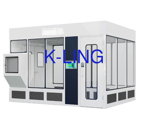 Brandbestendige Hardwall Cleanroom met transparant raam en ISO5-ISO8 zuiveringsgraad Modulaire Cleanroom