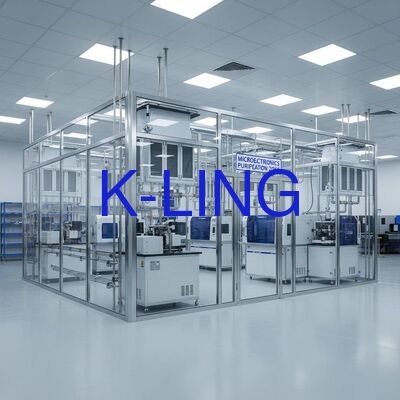 Modulaire cleanroom met zuiverheidsgraad ISO5/ISO6/ISO7/ISO8, HEPA-filter en voorfilter luchtfiltratie, en modulaire installatie