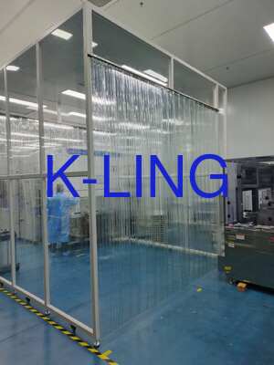 Modulaire schoonkamer met HEPA/ULPA-filters 99,995% @ 0,3 μm, ventilatorfiltereenheid 1175x1175x350 mm en ISO7-classificatie