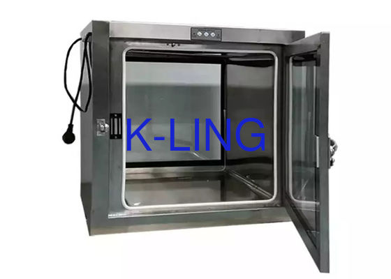 SUS304 Statisch doorvoervenster voor overdracht van boxen voor aangepaste parameter voor cleanrooms