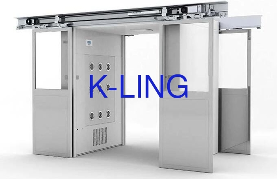 IP54 de geschatte Industriële Cleanroom Tunnel van de Luchtdouche met Micro-electronische Controleraad