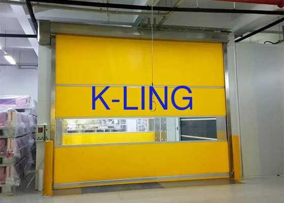 Van de de Luchtdouche van pvc de Snelle Roldeur Schone Zaal met Witte/Rood Blauwe Kleur