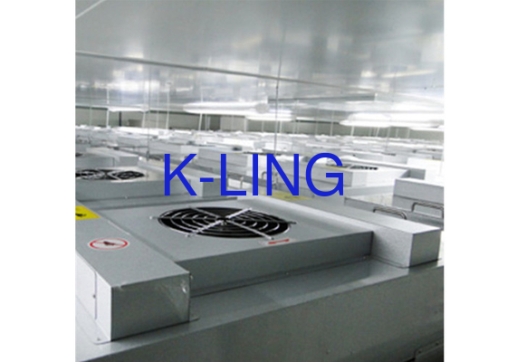 Efficiënt luchtfilterend ventilatorfilter met wandmontage 1225 x 615 x 350 mm