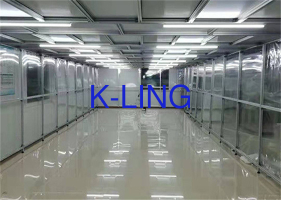 Temperatuur 20-25C Module Cleanroom aangepast voor de industrie