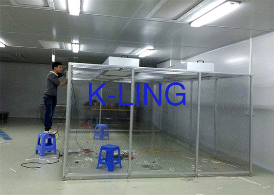 Eenrichtingsluchtstroom zachte muur schoonkamer met ruis ≤ 75 dB en langdurige PVC-film