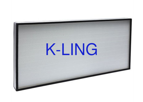 ULPA glasvezelfilter met aluminiumlijstraam en warm gesmolten lijm