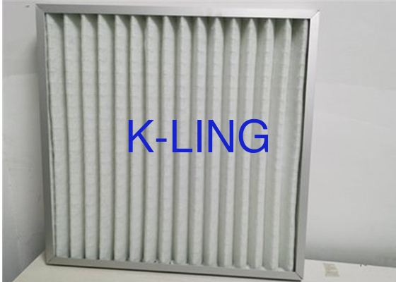 Efficiëntie Gepleteerd Panel Luchtreiniger Filter 46mm/96mm G4 Rating 5um Porositeit