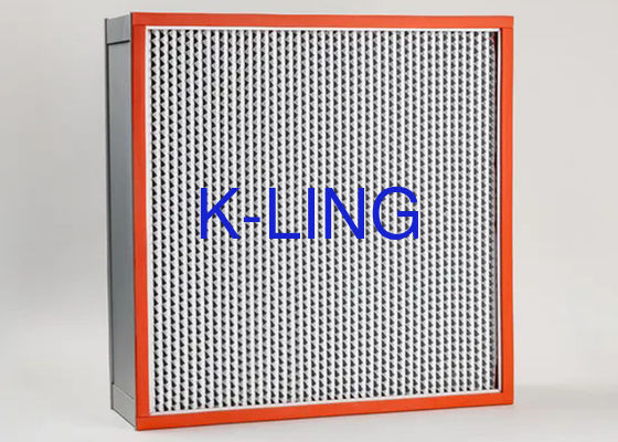 Hepafilter 99,995% 0,3um HEPA-luchtfilter met AB-lijmdichting en hoge temperatuurweerstand