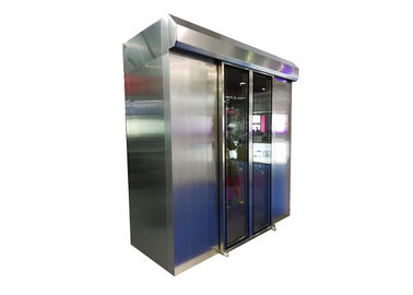 Douaneroestvrij staal 304/201 Cleanroom Luchtdouche met Autodiadeur