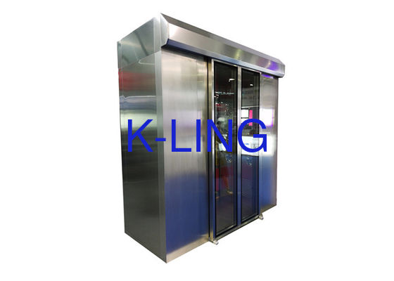 Bilaterale Slagklasse 100 SUS304-Cleanroom Luchtdouche voor Koopwaar