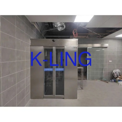 Cleanroom Air Shower Dedicated Fan Configuration en 220V/50Hz stroomvoorziening voor luchtzuivering in de cleanroom