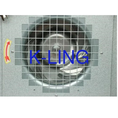 Centrifuge ventilatortype ventilatorfiltereenheid met 900m3/h nominale luchtvolume en zilveren afwerking