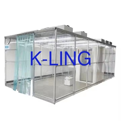 Aluminium Frame Materiaal Module Cleanroom Ideale Oplossing voor Cleanroom Operaties