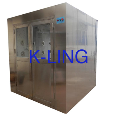 Module Assemble Type Roestvrijstalen luchtdouche met H13 mini-vouw HEPA-filter en noodstopknop