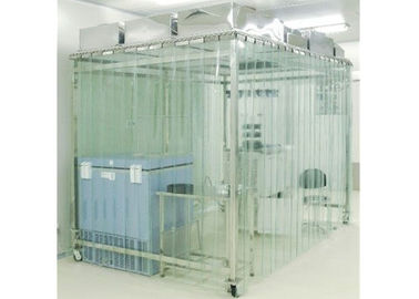 Beweegbare Verticale Schone Zaal 304 van SoftWall van de Luchtstroom Roestvrij staalcleanroom