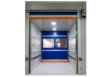 Van de de Deurlucht van pvc snel Rolling de Douche Schone Zaal met Witte/Rode Blauwe Kleur
