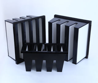 MERV16 V de Media van de Bankcel HEPA Filter met ABS Plastic Kader14sqm Gebied