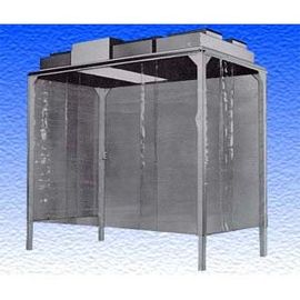 De vinyl van de de Luchtstroom van Strookcuratins Laminaire Schone Loods met de Filters van H14 HEPA