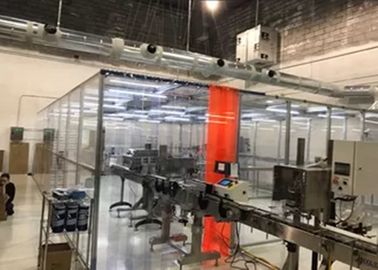 E van de het Plexiglasmuur van de Sigaretproductie de Schone Zaal van Softwall