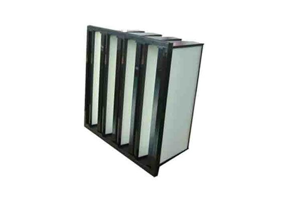 Plastic Holding V van het Kaderstof de Filters van de Banklucht met Glasvezel Middelgroot Materiaal