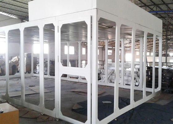 Nevel Met een laag bedekte Staal Draagbare Klasse 100 Cleanroom Cabine/Laminaire Stroomcabine