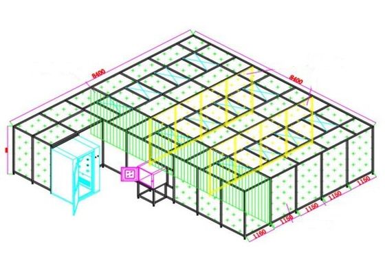 AC 220V softwall modulaire cleanrooms voor Gedeeltelijke Reiniging