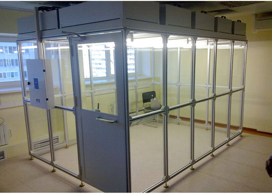 OEM van het Kadersoftwall van het Aluminiumprofiel de Zaal ISO 5 ISO 7 Schone het Uitdelen Cabine