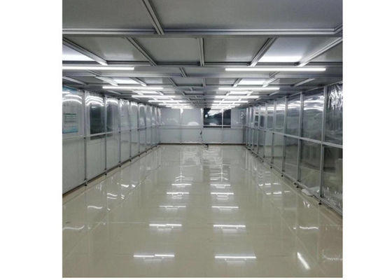 PLC Controleklasse 100 de Schone Zaal Aangepaste Grootte van Softwall met 1 Jaargarantie