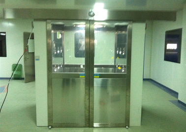 Drie het Zij Blazende Roestvrij staal Farmaceutische Cleanroom Systeem van de Luchtdouche 380V 60HZ